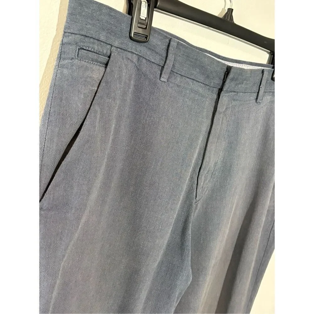 Banana Republic Straight Fit blue cotton chino pants - 36/32
